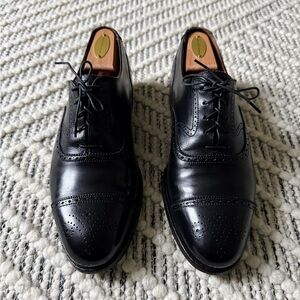 Crockett & Jones for Brooks Brothers - Black Oxford Dress Shoes US 8.5D England